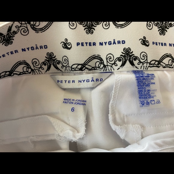 Peter Nygard white cropped pants - Picture 5 of 6